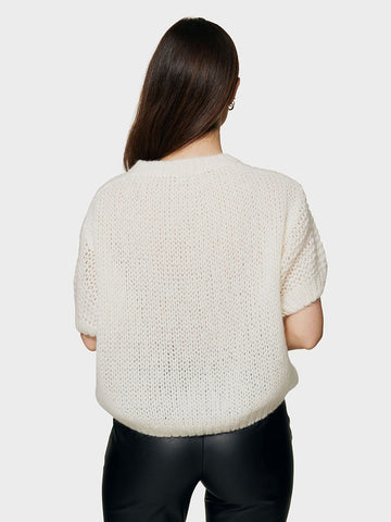 Gebreide Top - Wit