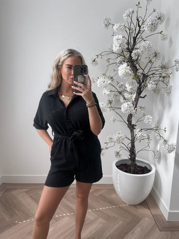 Playsuit Nancy - Zwart