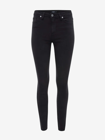 Jeans Mid Rise Skinny - Zwart