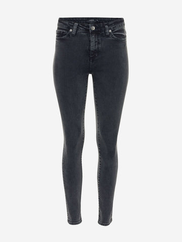 Jeans Mid Rise Skinny - Zwart