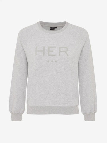 Sweater Met Logo - Grijs