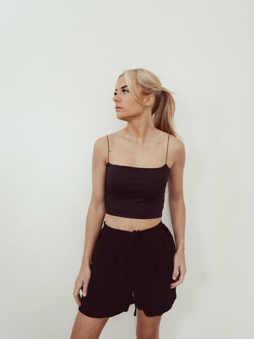 Top Cami -Zwart
