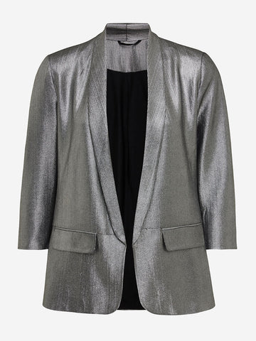Est'araz Colbert Metal Blazer - Zilver