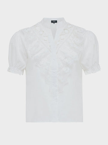Blouse Met Kant - Wit