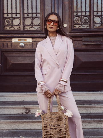 Blazer Kiki - Roze gestreept