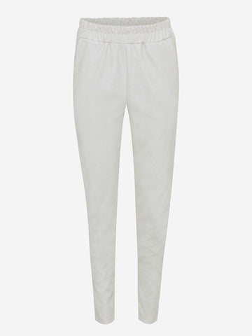 Vegan Leren Broek - Wit
